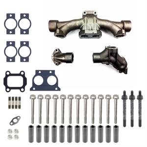 Cummins ISX, QSX Exhaust Manifold Kit, 2003-2007