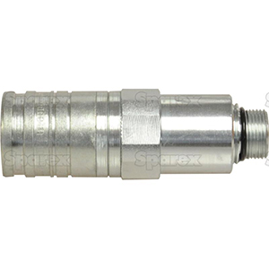 Parker Female Push Pull Quick Coupler 1/2 Body M22 x 1.50 Male Thread Couple & Uncouple Under Pressure, S.3049