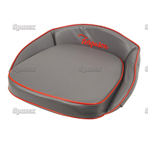 Seat Cushion, Grey With Red Trim, S.43964